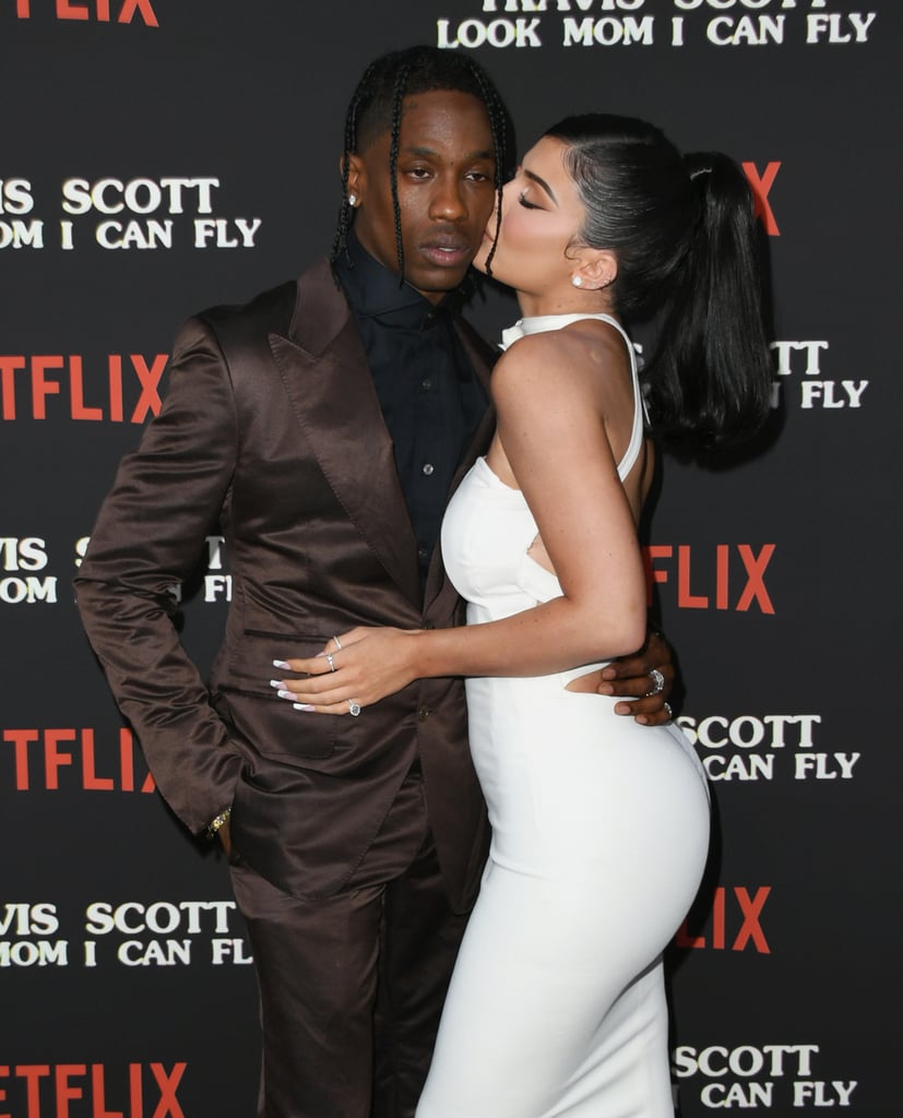 Kylie Jenner and Travis Scott at Travis Scott: Look Mom I Can Fly Premiere