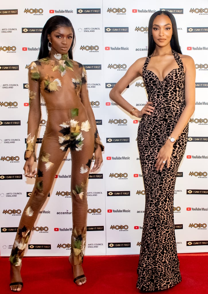 Leomie Anderson and Jourdan Dunn at the 2020 MOBO Awards
