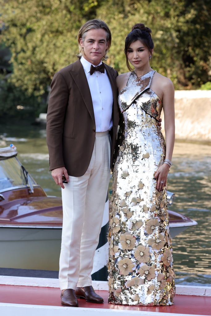 Chris Pine and Gemma Chan at the 2022 Venice Film Festival