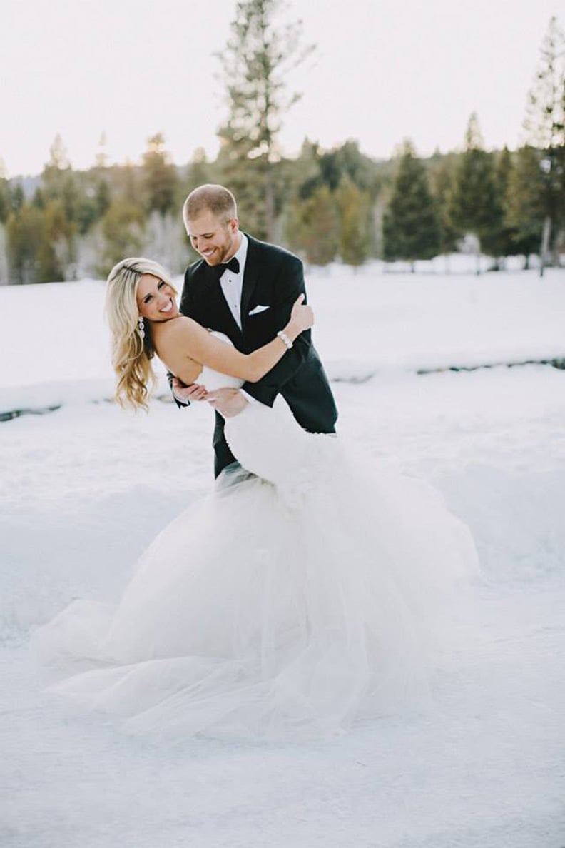 The Bride May Have Chosen Sleeveless, but These Two Don't Even Feel the Cold