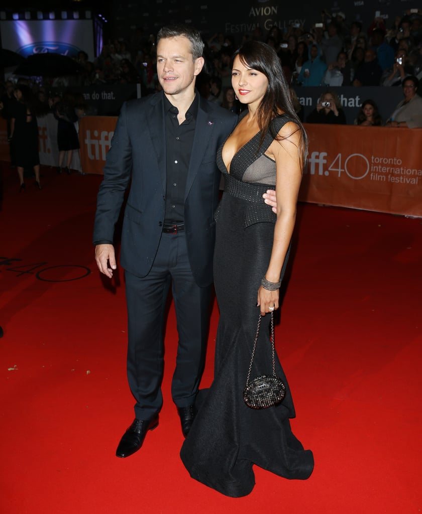 Matt Damon and Luciana Barroso at the TIFF 2015