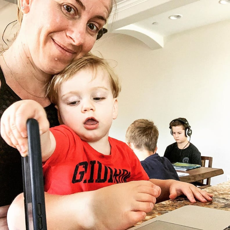 This Mom Who Had a Pint-Size Coworker at Her Desk