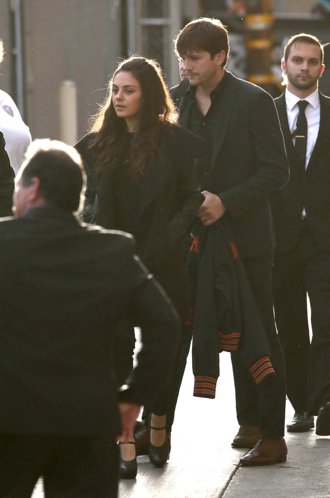 Ashton Kutcher and Mila Kunis in LA March 2016