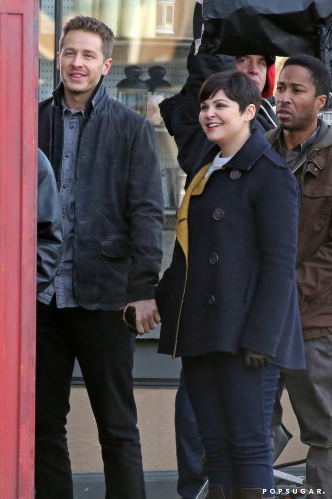 Ginnifer Goodwin and Josh Dallas Holding Hands January 2016