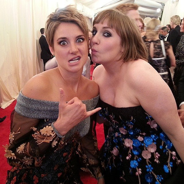 Shailene Woodley and Lena Dunham | The Most Random Celebrity Met Gala  Mashups | POPSUGAR Celebrity Photo 9