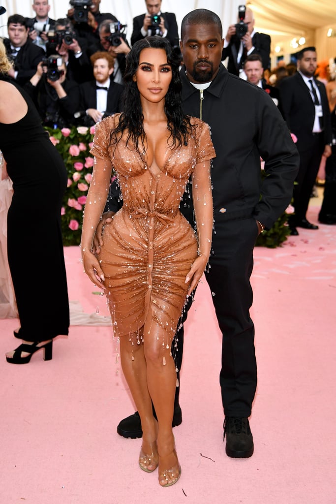 Kim Kardashian and Kanye West at the 2019 Met Gala