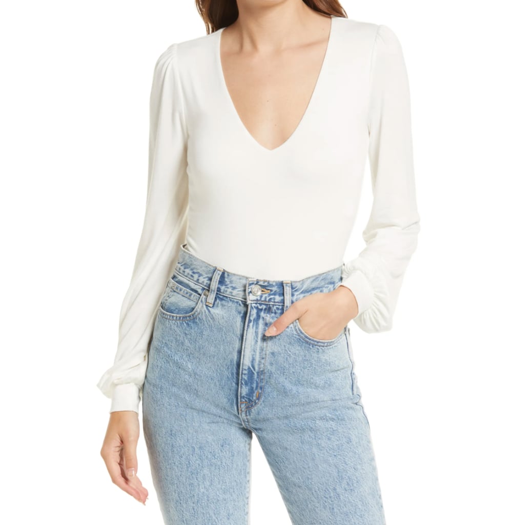 Suit Up: Lulus Kaylene Long Sleeve Bodysuit