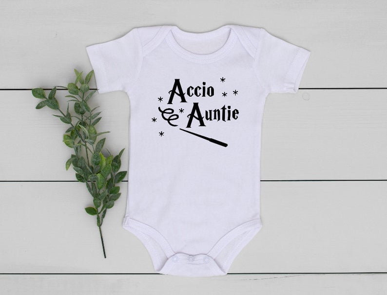 Accio Auntie Harry Potter Onesie