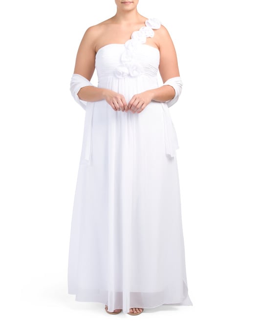 Plus Rosette Bridal Gown