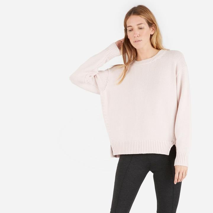 Everlane The Chunky Knit Cotton Crew 