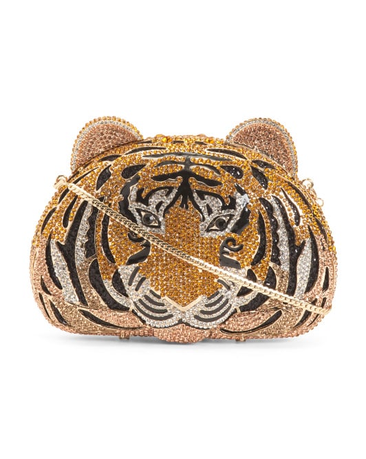 T.J.Maxx Crystal Tiger Clutch