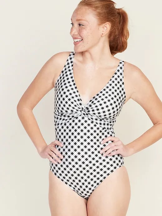 Old Navy Twist-Front One-Piece Swimsuit