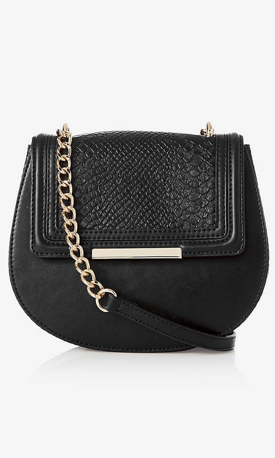 Express Faux Snakeskin Shoulder Bag ($50)