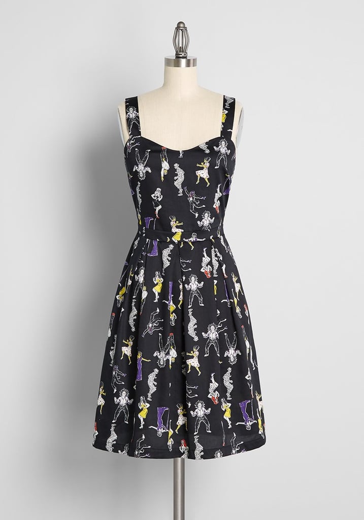 A "Monster Mash" Moment: Splendid Surprises Fit and Flare Dress