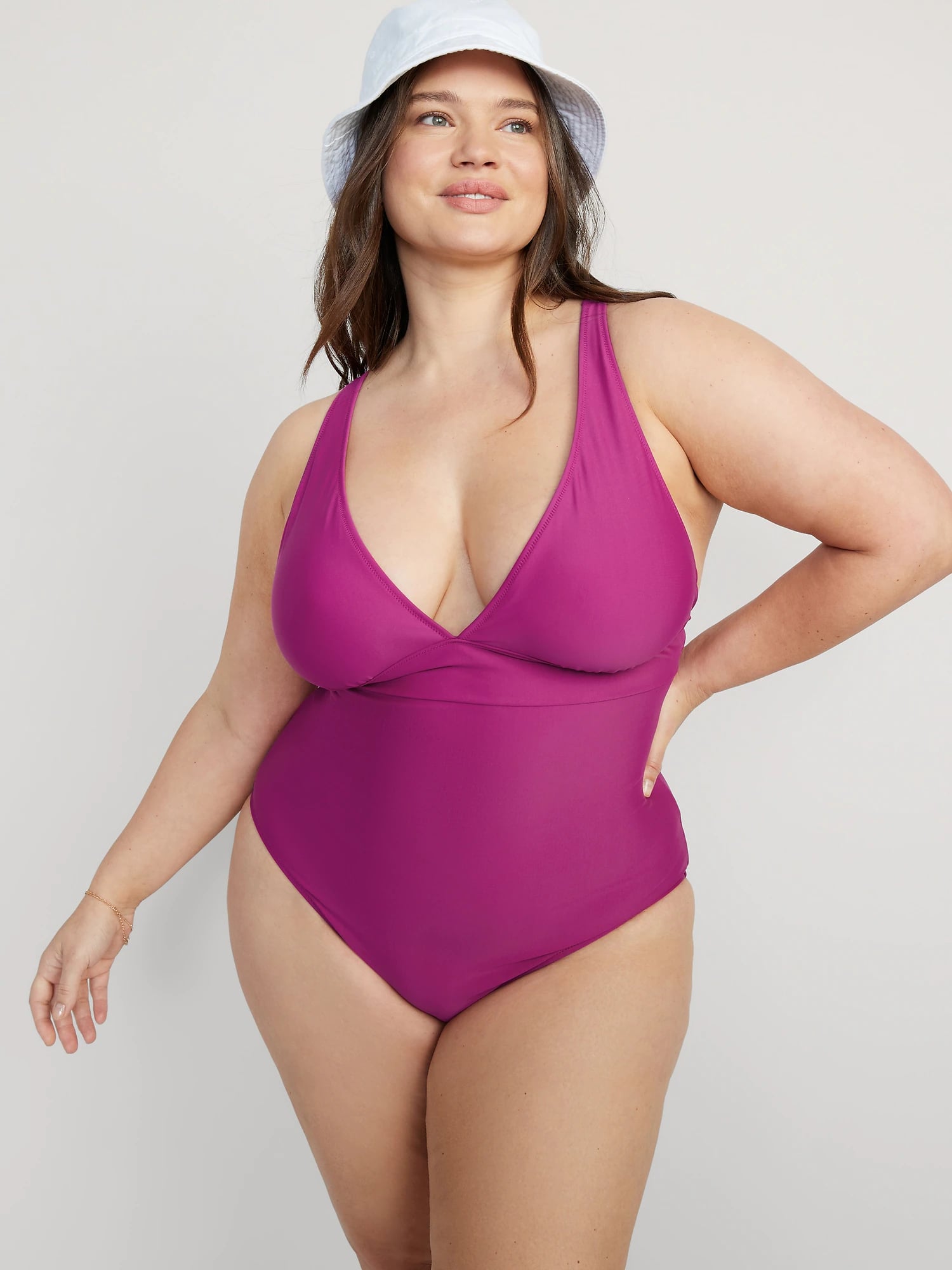 CUPSHE Plus Size Swimsuit for Women One Piece Bathing Suit Cutout