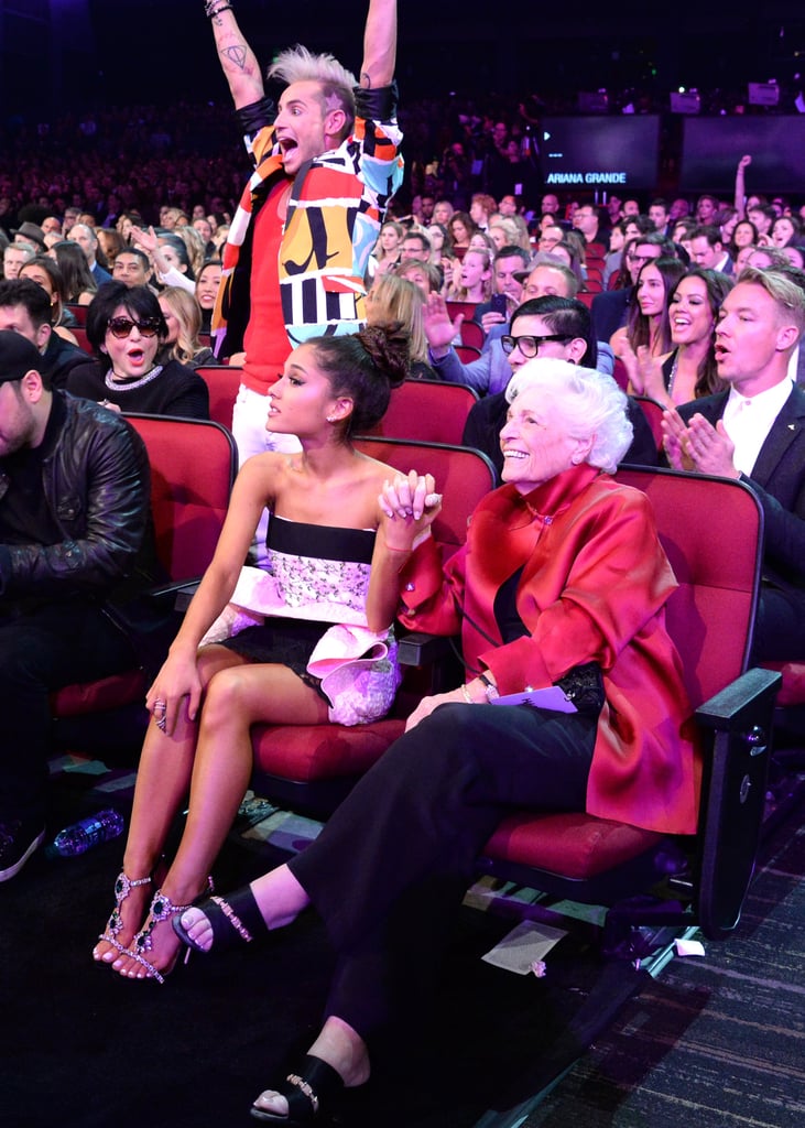 Ariana Grande's Grandmother at American Music Awards 2015