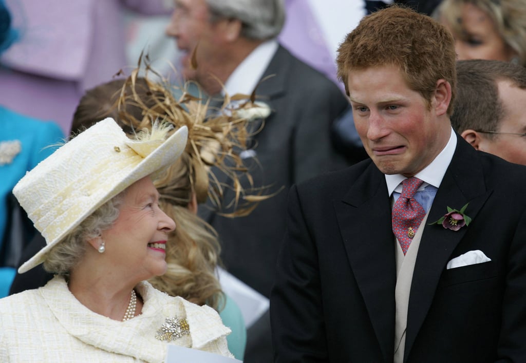 Prince Harry and Queen Elizabeth II Pictures