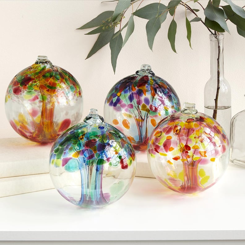 Recycled Glass Tree Globes