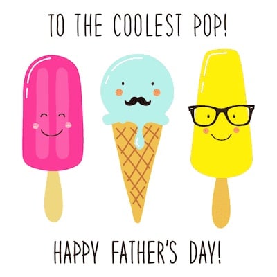 Free Printable Father's Day Card For the Coolest Pop