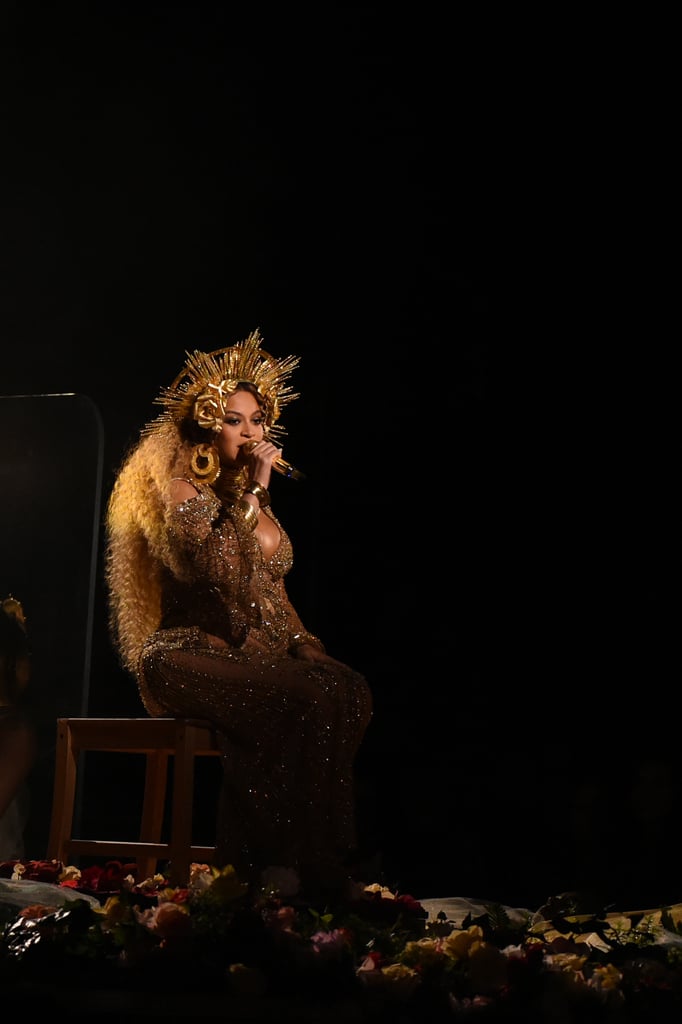 Beyonce Knowles at the 2017 Grammys
