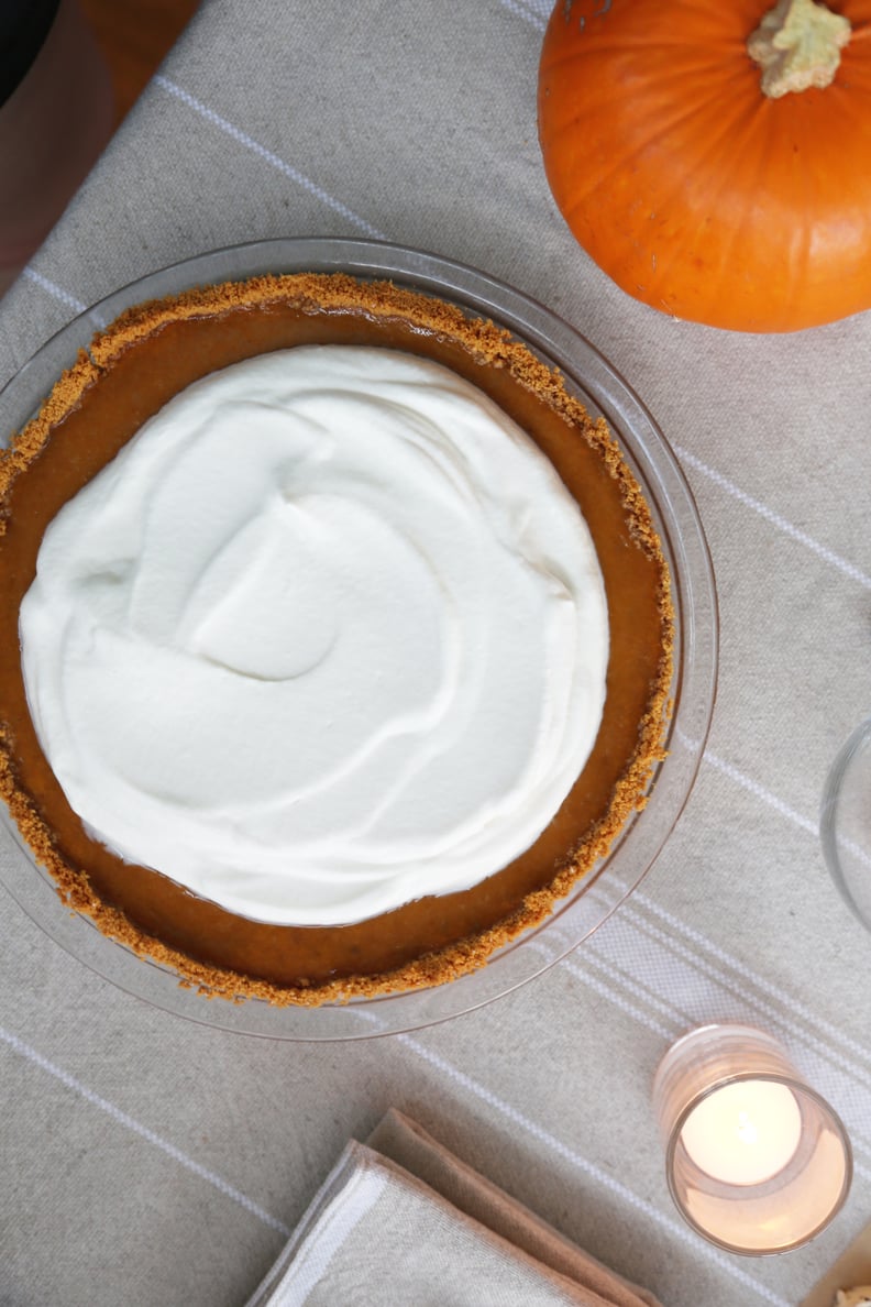 Pumpkin Pie With Whipped Cream