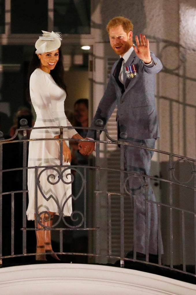 Harry, Meghan, and Queen Elizabeth at Grand Pacific Hotel