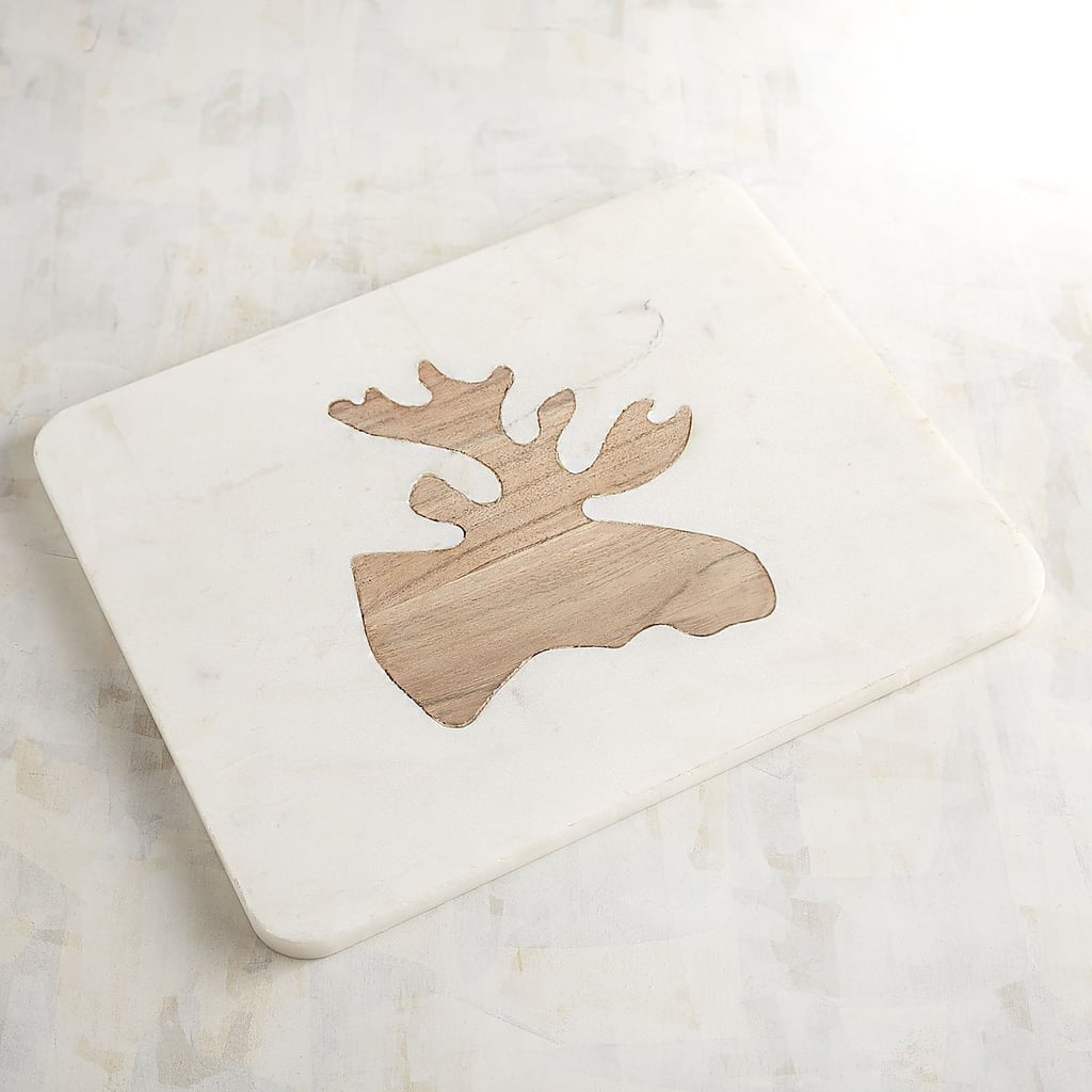 White Marble Moose Serving Board ($60)