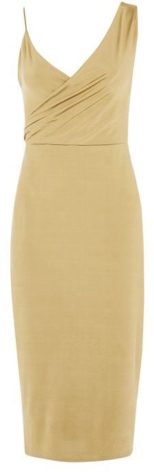 Featuring an asymmetrical shoulder, this slinky midi dress ($60) is a fit for special occasions and cocktail parties.