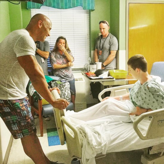 The Rock Visits Sick Kids (Video)