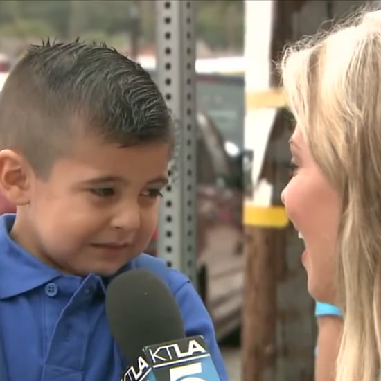 Boy Cries on Camera When Asked About First Day of School