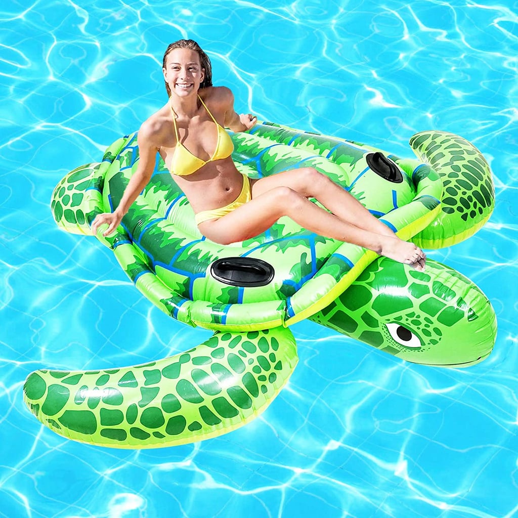 Alladinbox Inflatable Giant Turtle Pool Float