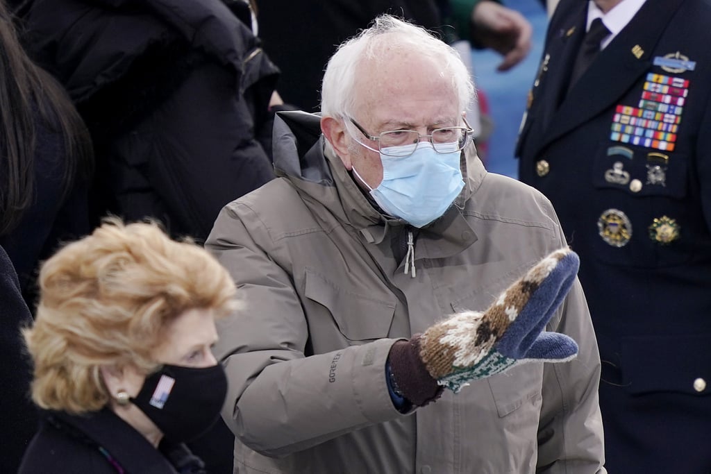 Bernie Sanders's Coat and Mittens