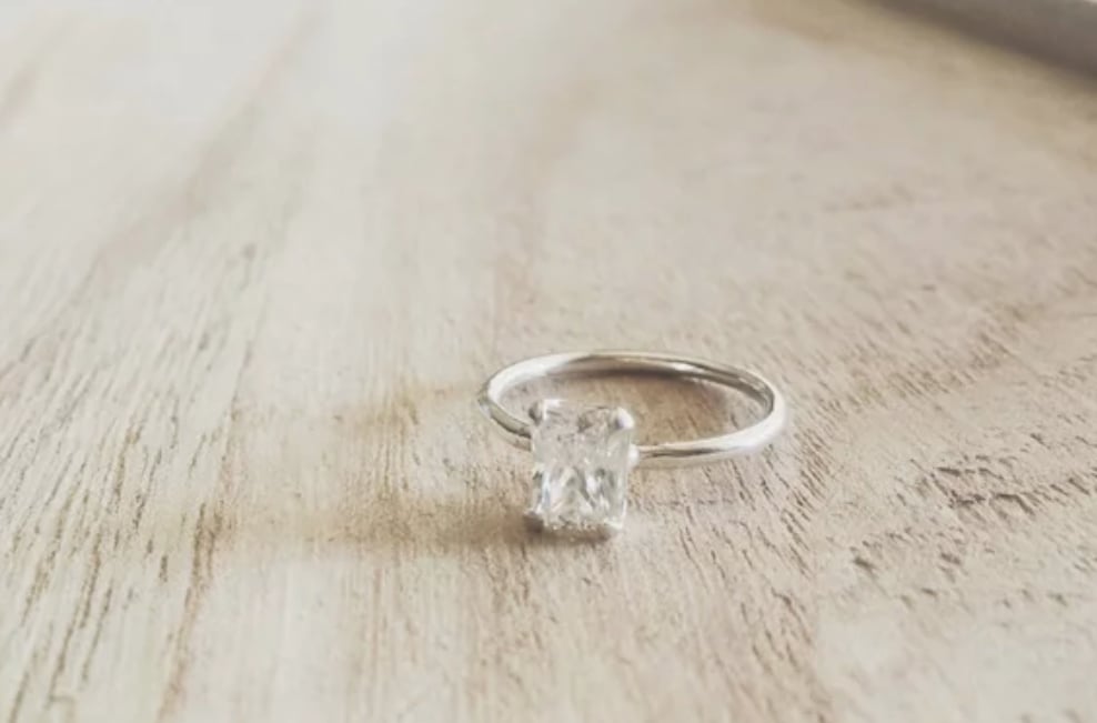 Etsy Emerald Ring