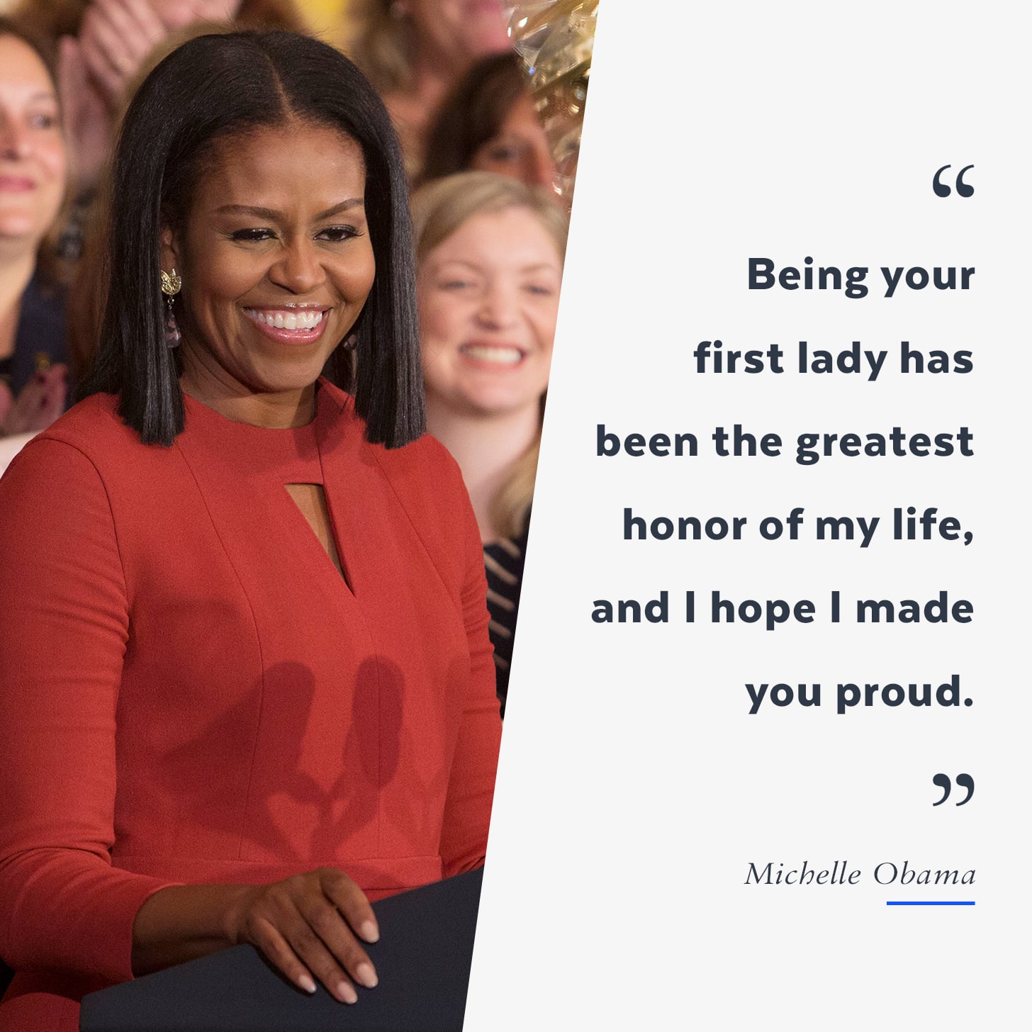 Michelle Obama's Final Speech as First Lady | POPSUGAR Celebrity Australia