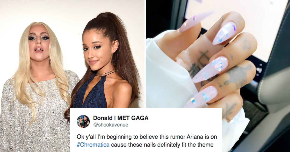 Fans Think Ariana Grande's Nails Hint at a Lady Gaga Collab | POPSUGAR  Beauty