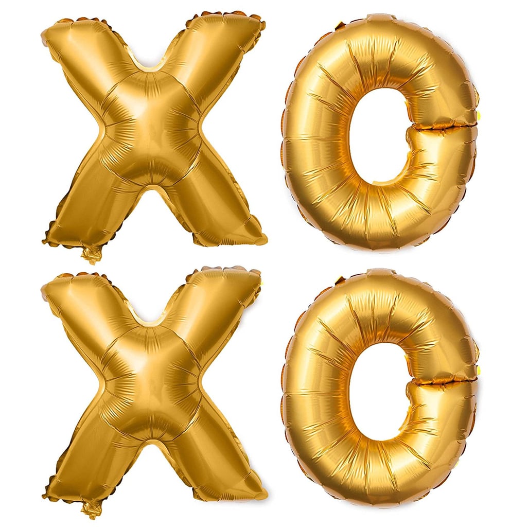 Non-Floating XOXO Letter Balloons
