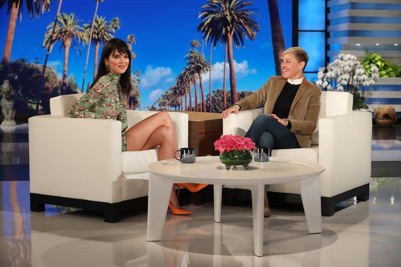 Kendall Jenner Wearing a Vetements Dress on The Ellen DeGeneres Show