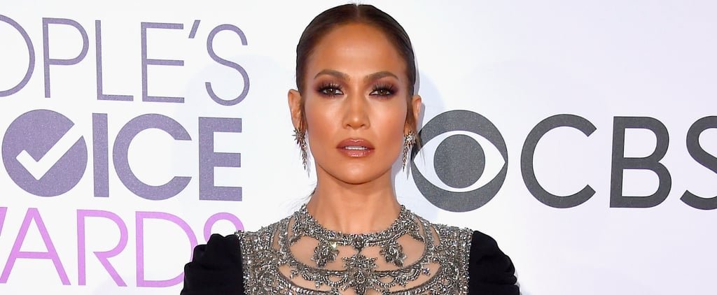 Jennifer Lopez Hair, Makeup at People's Choice Awards 2017