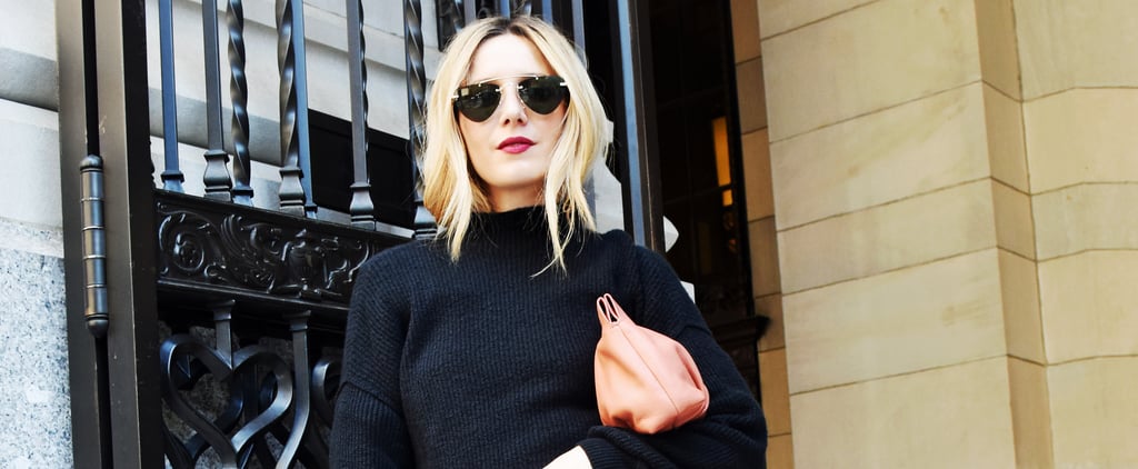Easy Outfits: How to Layer a Simple Black Sweater Over a Dress