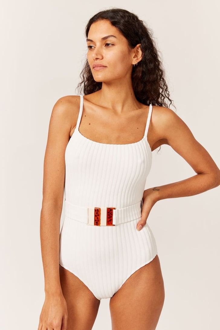 Solid & Striped Nina Belt Rib One Piece Best Swimsuits For Your Body