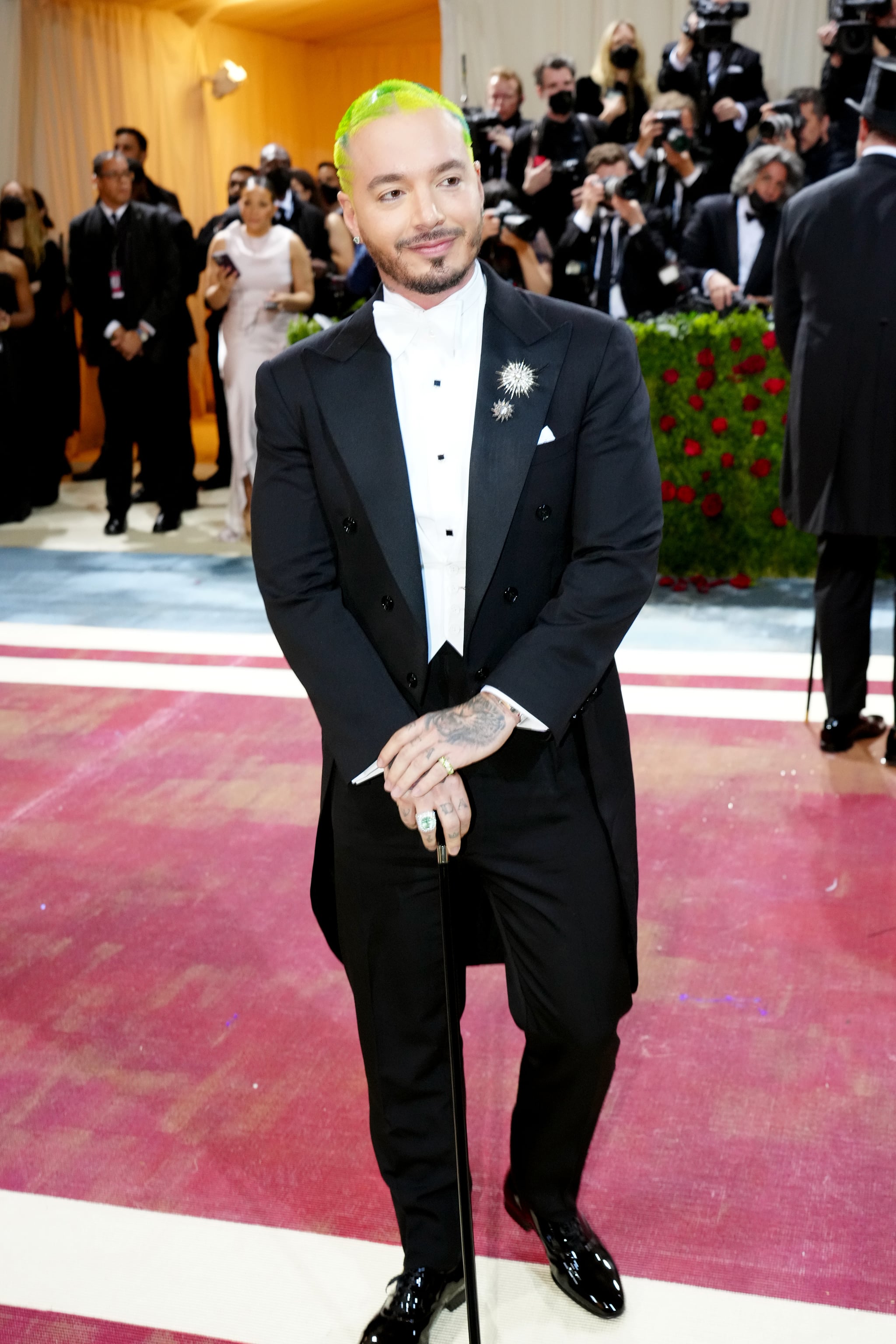 NEW YORK, NEW YORK - MAY 02: J Balvin attends the 2022 Met Gala Celebration 