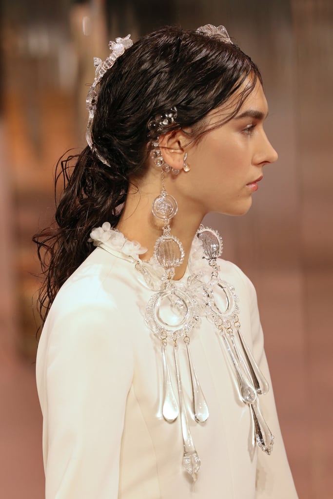 Fendi Spring 2021 Couture Featured Venetian Glass Hair Combs