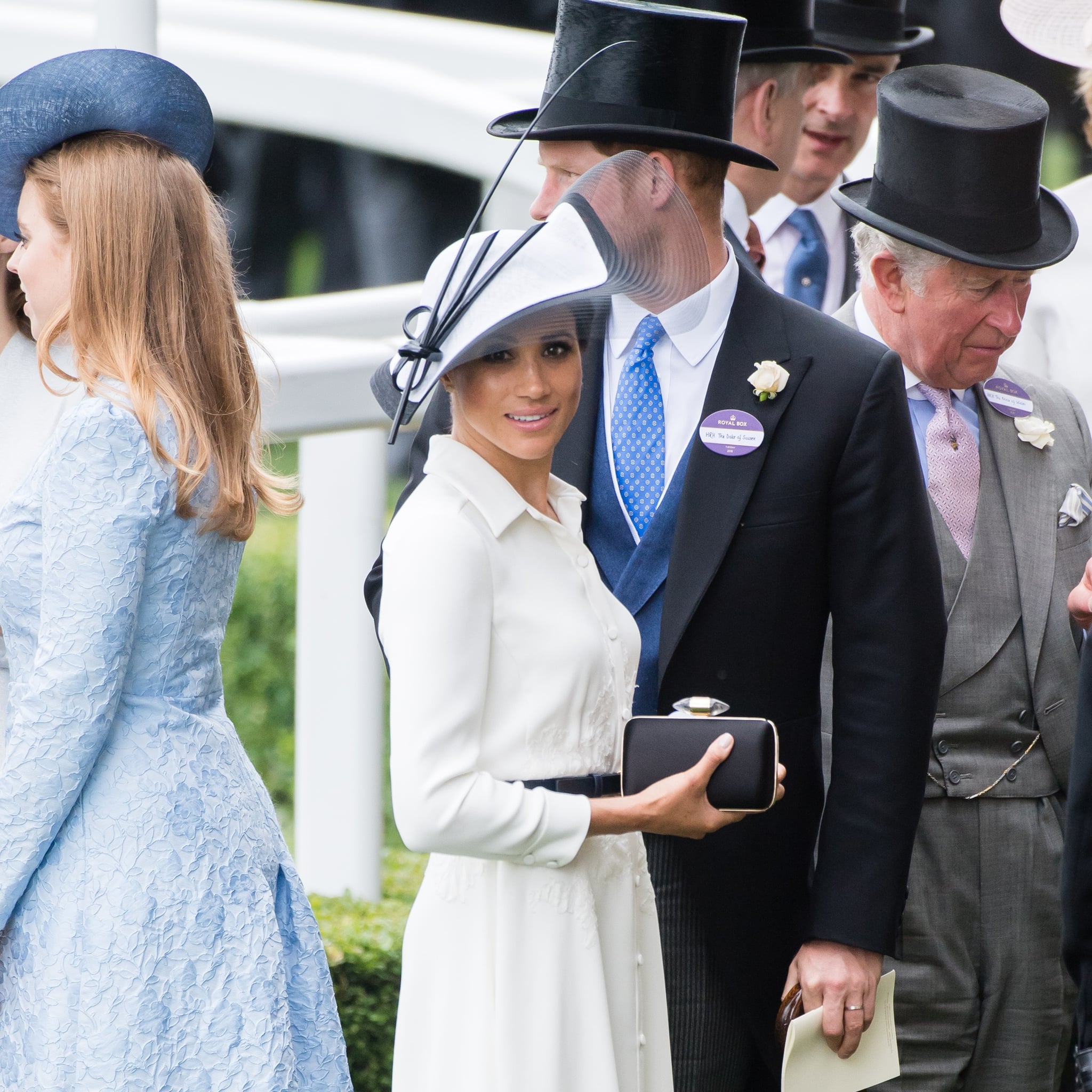 Meghan markle royal deals ascot dress
