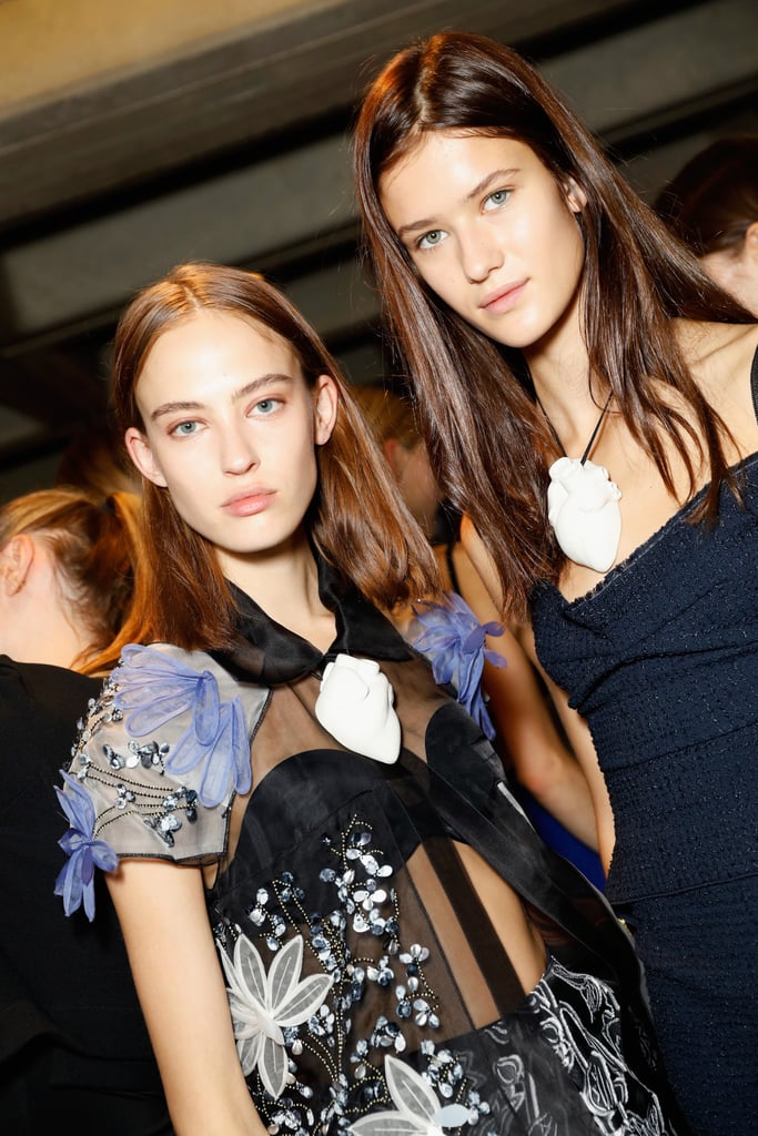 Backstage at Roland Mouret