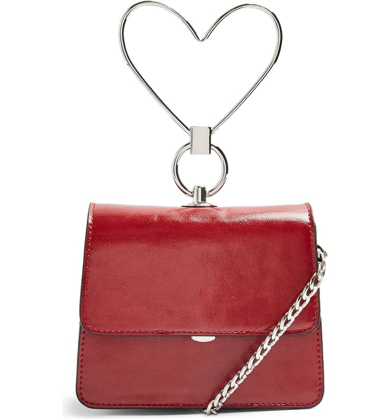 Topshop Mini Lily Heart Handbag