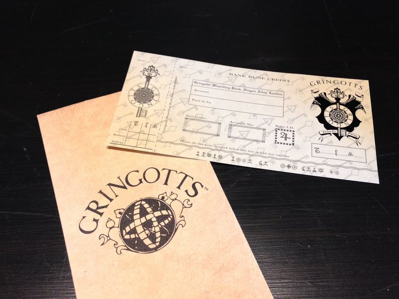 You can exchange your muggle money for Gringotts bank notes.