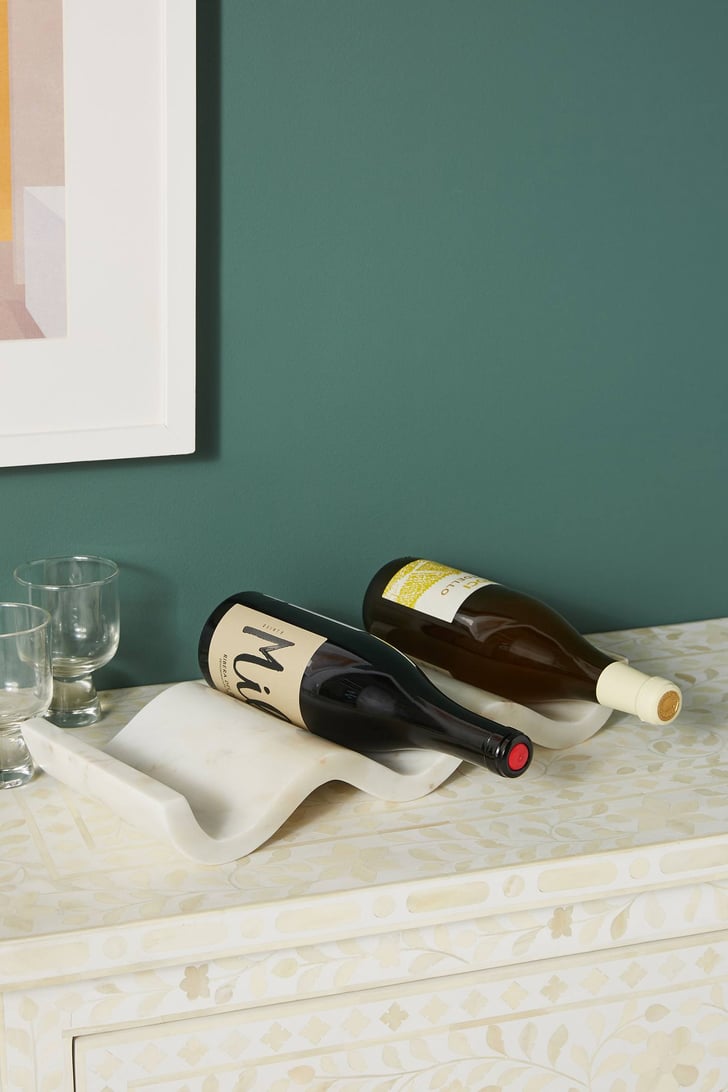 Robin Marble Wine Holder Anthropologie Spring Home Collection 2020 POPSUGAR Home Photo 95