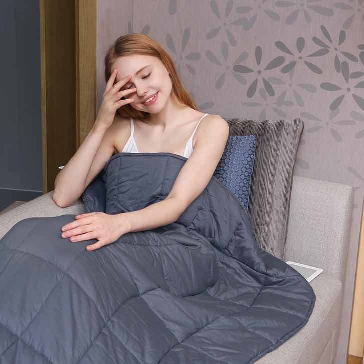 ZonLi Sensory Weighted Blanket Best Weighted Blankets 2018 POPSUGAR