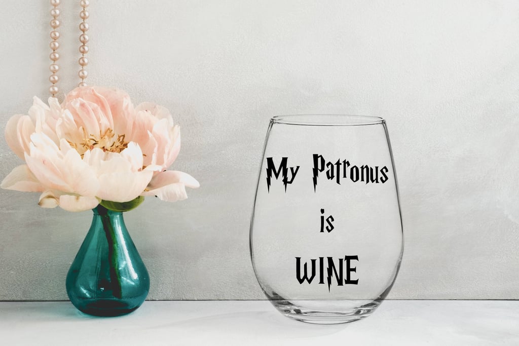 My Patronus Is Wine Glass ($8)