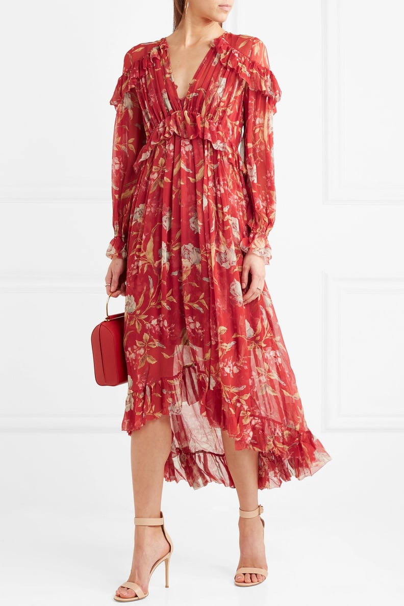 Zimmermann Corsair Ruffled Floral-Print Dress